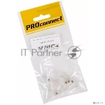 PROconnect Разъем RJ-45(8P8C) под витую пару, UTP, категория 5e (15 µ"/ 15 микродюймов), пакет, 5шт.
