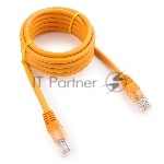 Патч-корд UTP Cablexpert cat.5e, 2м, литой, многожильный, оранжевый