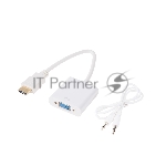 Переходник штекер Rexant HDMI - гнездо VGA, провод + шнур стерео 3,5 мм