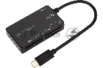 Кард-ридер Rexant 18-4118/черный/MS/MS PRODUO/M2/MMC/SD/microSD/microSDHC/microSDXC/USB Type-C/пластик