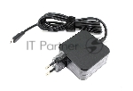 Блок питания (сетевой адаптер) для ноутбуков HP 12V 2A 15V 3A 45W Type-C(квадратный корпус) OEM