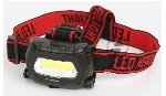 Фонарь налобный Ultraflash LED5359 (аккум 5В  черный COB 3 Ватт, 3 реж.,пласт.,бокс)