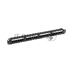 Панель коммутационная с кабельным органайзером 19", 1U, 24 порта, UTP, RJ-45, CAT 6 Rexant PRO