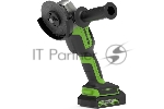 Угловая шлифовальная машина аккумуляторная GreenWorks GD24AG, 24V, бесщеточная без АКБ и ЗУ (3200207)