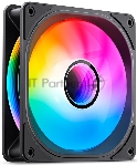 Вентилятор для корпуса JONSBO FR-606BR Reverse (120x120x25мм, 4-pin PWM, ARGb, 35.99CFM, 26.5dBA, 1500RPM, черный)