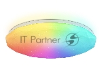 Светодиодный светильник RGB Ambrella light FZ418 WH белый IP20 66W 3000K-6500K+RGB D480*65 (ПДУ ИК)