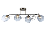 Подвесной светильник TR303011/4 SB/BK/SM бронза/черный/дымчатый E27/4 max 40W 780*350*240