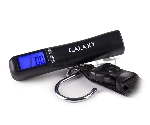 Безмен электронный Galaxy GL 2830, черный, максимальный вес 40 кг, сверхточная сенсорная система датчиков, ЖК-дисплей с подсветкой, цена деления 10 г, функция обнуления массы тары, автомат. отключение, индикатор перегрузки, индикация низкого уровня заряда элементов питания, единицы измерения: грамм, унция, фунт, 2 батарейки типа «ААА» в комплекте