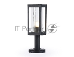 Светильник Ambrella light ST2411 BK/CL черный/прозрачный IP54 E27 max 40W 110*110*350