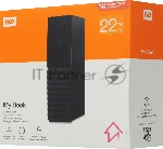 Внешний HDD Western Digital My Book WDBBGB0220HBK, 22TB, USB 3.2 Gen 1 Type-A, 5400 rpm, черный, вид 22