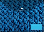 Конверт на кнопке Silwerhof FABRIC A4 пластик 0.25мм
