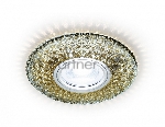 Встраиваемый точечный светильник Ambrella light S333 CF/WR хром/кофе/MR16+3W(LED WARM 3000K)