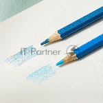 Карандаши цветные Deli EC127-12 ColoRun, шестигранный профиль, дерево 12 цветов, коробка с европодвесом (12шт), вид 2