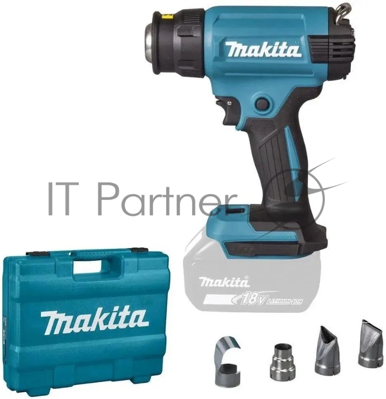 Фен технический Makita DHG181ZK 18Вт темп.150/250/350/450/550С