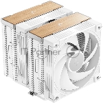 Кулер для процессора DEEPCOOL AK620 G2 WH LGA1851/1700/1200/115X/AM5/AM4 (8шт/кор, TDP 260W, PWM, DUAL Fan 120мм, 6 тепл. трубок, Copper Base, Wood-grain top cover, белый) RET (R-AK620G2-WHNNMN-GJD)
