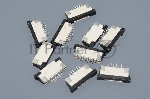 Разъем FPC Half Coverage Top Contact 1.0K-BS-6PWB 6 pin высота 2мм шаг 1мм 10 шт