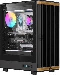 Компьютерный корпус Aerocool/Formula TimberLine T1 черный без БП ATX 4x120мм 1xUSB 2.0 1xUSB 3.0 1xUSB3.1 audio bott PSU