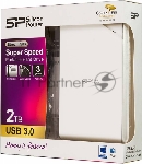 Внешний жесткий диск Silicon Power USB 3.0 2Tb S03 SP020TBPHDS03S3W Stream 2.5" белый