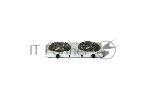 Плита настольная электрическая Blackton Bt HP205W белый, 2 кВт, ТЭН, конфорки - 2, эмаль, поворотные переключатели