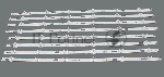 Светодиодная подсветка TV 58" Samsung BN96-50458A BN96-50459A (комплект 8шт)