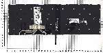 Клавиатура для ноутбука Lenovo Legion Y520 Y520-15IKB черная без рамки, белый подсветка