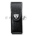 Чехол из нат.кожи Victorinox Leather Belt Pouch (4.0524.3) черный с застежкой на липучке без упаковки