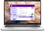Ноутбук Dell Pro 14 Plus Core Ultra 7 266V 14,0" QHD+ (2560 x 1600),300nit AG,300 nit,16 GB LPDDR5,1TB SSD,Intel Arc graphics,3cell 55Wh,Backlit,FPR,Thunderbolt,W11Pro/English,1,4kg,2y,KB Eng,Platin Silver