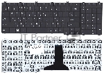 Клавиатура для ноутбука Toshiba Satellite C650 C660 L650 L670 L750 L750D L755 L775 черная