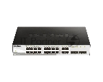 Коммутатор D-Link DGS-1210-20/F1A, 16×1 Гбит/с + 4×1 Гбит/с SFP, настраиваемый