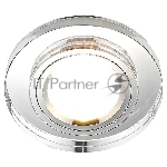 Встраиваемый точечный светильник Ambrella Light 8060 CL хром MR16 D90 mm