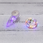 Гирлянда Neon-night "Роса" с прищепкой 3 м, 30 LED, цвет свечения мультиколор, 2хCR2032 в комплекте