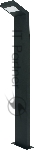 Светильник Gauss  LED Electra садово-парковый столб, 10W, 600Lm, 4000K, 134x137x780mm, 170-240V / 50Hz, IP54,1/4