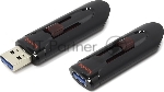 Флешка USB SanDisk CZ600 Cruzer Glide (SDCZ600-016G-G35), 16Gb, USB 3.0, R/W 100/30, черный/красный