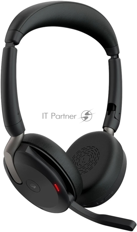 Гарнитура Jabra Evolve2 65 Flex чёрный, беспроводная, Bluetooth, до 32 ч