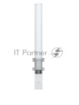 Сетевое оборудование UBIQUITI AMO-2G13 всенаправленная MIMO 2x2 , диапазон частот - 2.35 - 2.55 GHz, коэффициент усиления - 13 dBi