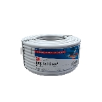 Провод соединительный ПВС Rexant 3x1,5 мм², белый, длина 20 метров, ГОСТ 7399-97