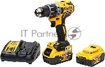 Дрель-шуруповерт DeWalt DCD791P2, 18 В, 5 Ач, 70 Нм, бесщеточный