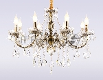 Светильник Ambrella light TR4950/8 SB/CL бронза/прозрачный E14/8 max 40W D620*585