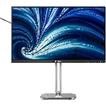 Монитор 23.8" Philips 24B2N4200 IPS 1920x1080, 120 Гц, 4 мс, 16:9, 300 кд/м², HDMI 1.4, DP 1.2, USB Hub (4x USB 3.2), динамики (2x2 Вт), 3.5 Jack, Adaptive-Sync, черный