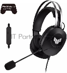 Гарнитура ASUS TUF Gaming H1 Gen II чёрный, проводная, USB, подсветка, совместимость с PS5