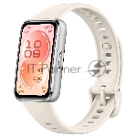 Фитнес-браслет HUAWEI Band 11 BNE-AL00, 1.62" AMOLED, Bluetooth, IP68, белый / серебристый