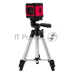 Лазерный уровень XQB GREEN Pro SET, 20 м, зеленый луч, батарейки, штатив  MTX