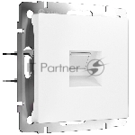 Розетка Ethernet RJ-45 (белый матовый)