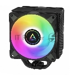 Кулер для процессора Arctic Freezer 36 A-RGb черный, 120 мм, алюминий/медь, 2000 об/мин, 22.5 дБ, 4 pin, 200 Вт, 159 мм