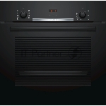 Духовой шкаф Bosch HBF534EB0Q Встраиваемый электрический духовой шкаф 60 x 60 cm Черный, объем 66л, Размеры прибора (мм) 595 x 594 x 548 mm