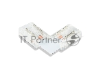 GS6851 Соединитель угловой L COB 12/24V для лент 8mm (2 конт.) (5шт)