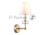 Настенный светильник Ambrella light LH71025 BS/WH латунь/белый E14 max 40W 210*150*355