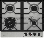Газовая варочная поверхность Grundig GIGA 6234260 XE, 4 конфорки, нержавеющая сталь, 8500 Вт