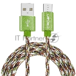 Кабель Crown USB - microUSB CMCU-3092M military