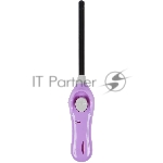 Зажигалка газовая ECOS GL-001V, фиолетовая (157797)